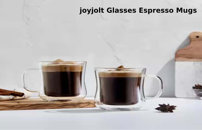 joyjolt Glasses Espresso Mugs