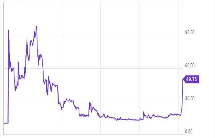 DWACW Stock Price Chart 