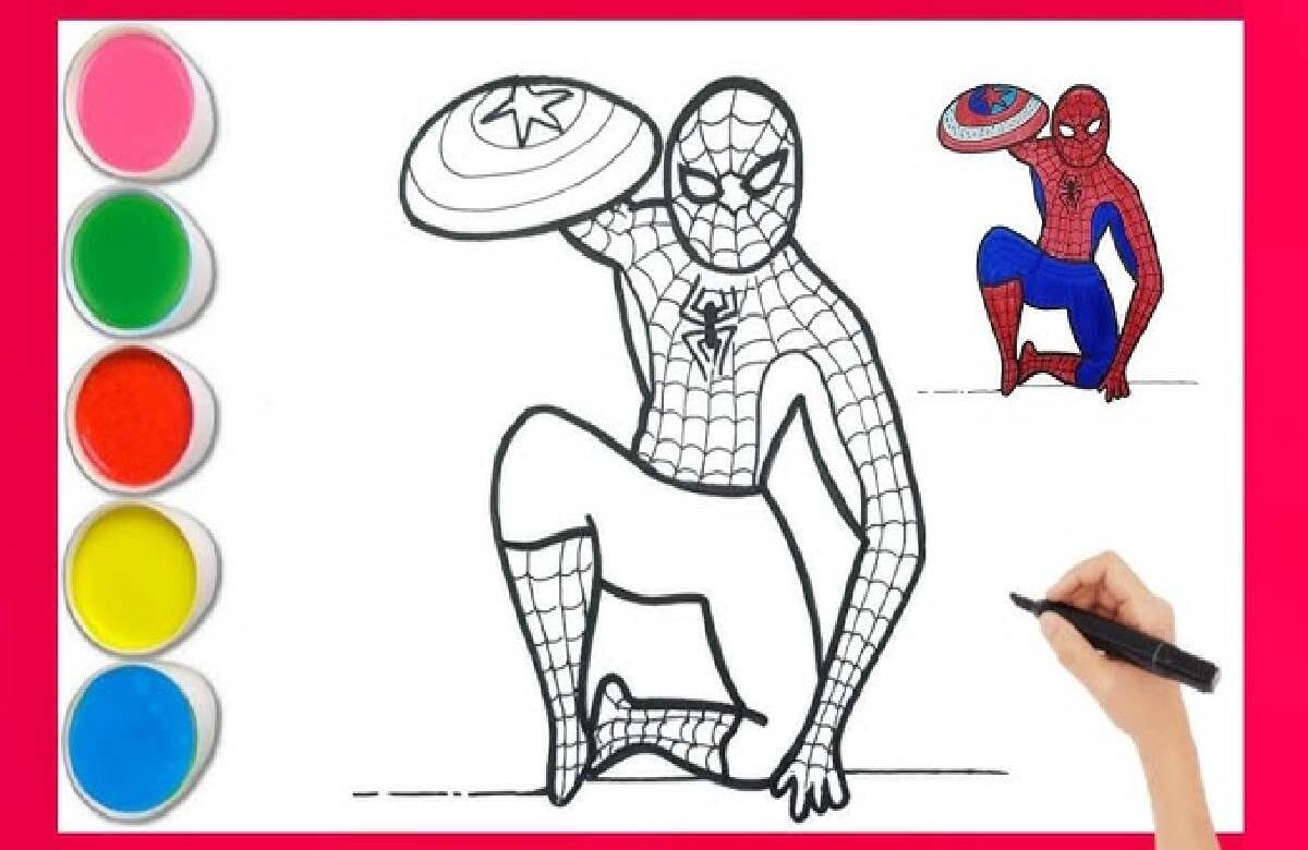 How to drawing:7barsug8u0w= spiderman in Various Art Forms